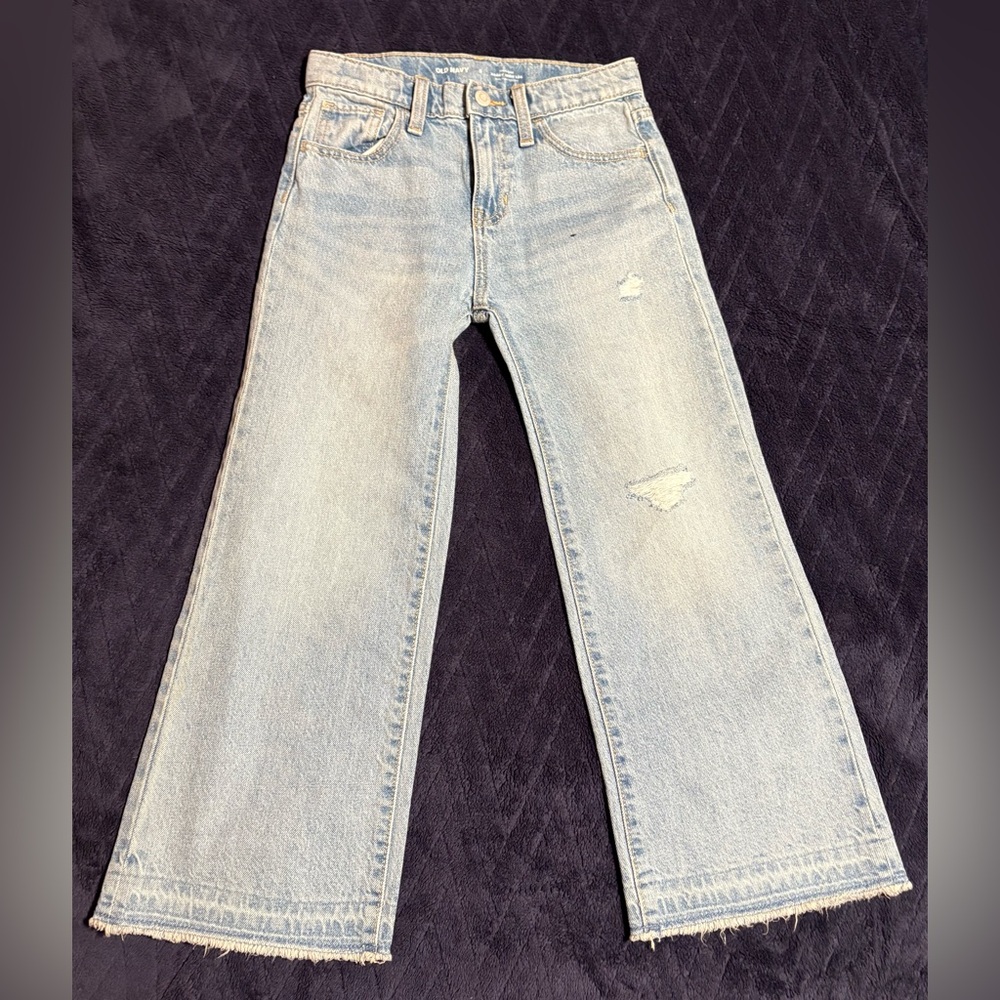 Old Navy Girls High-Rise Baggy Wide-leg Jean (size 8)